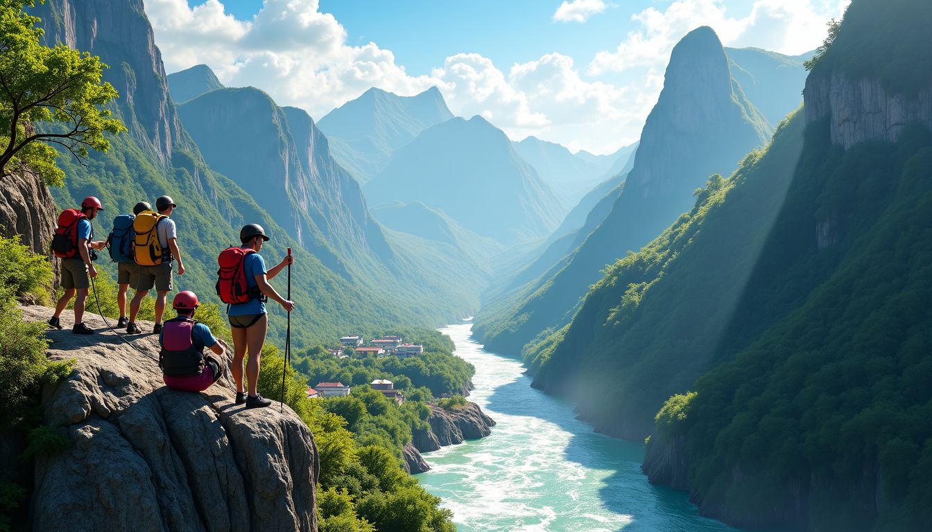 Quelles activités de tourisme d'aventure conviennent aux débutants?